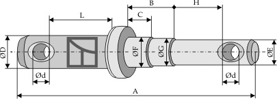 Bolt for liftarm for påsvejsning