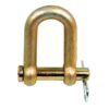 Sjækel (m/split), Stift Ø19mm, Kæbebredde: 40mm
