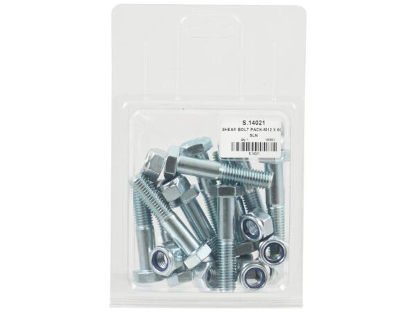 Sikringsbolt, M12x60mm (10 stk. Agripak)