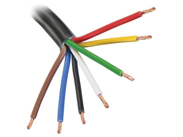 Kabel 7x1.5mm² (1m) Sort
