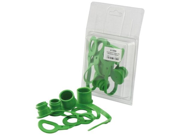 Sparex Støvhætte Grøn PVC Passer på: 1/2'' Han- og hunkobling (Agripak 4 stk.)
