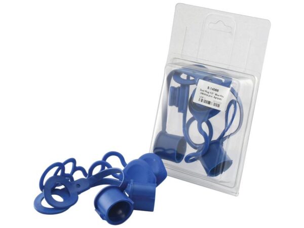 Sparex Støvhætte Blå PVC Passer på: 1/2'' Han- og hunkobling (Agripak 4 stk.)