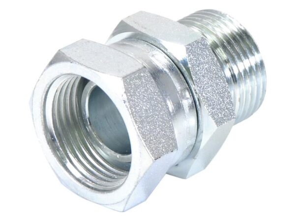 Hydraulikadapter 1'' BSP Han x 1'' BSP Drejelig hun