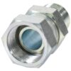 Hydraulikadapter 5/8'' BSP Han x 1/2'' BSP Drejelig hun