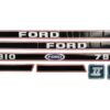 Emblemsæt - Ford / New Holland 7810