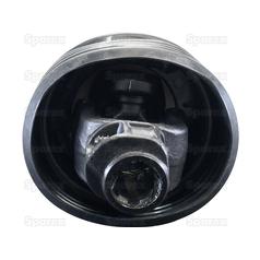 GARDLOC PTO Aksel - (Lz) Længde: 1510mm, 1 3/8'' x 6 Spline Q.R. til 1 3/8 x 6 Springbolt