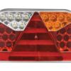 LED Baglygte, Funktion: 7, Lys, bremselys, blinklys, tågelys, baklys, nummerpladelys, refleks, Højre, 12-36V