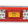 LED Baglygte, Funktion: 6, Lys, bremselys, blinklys, baklys, nummerpladelys, refleks, Højre/Venstre, 12-24V