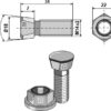 Plovbolt M14x2x34