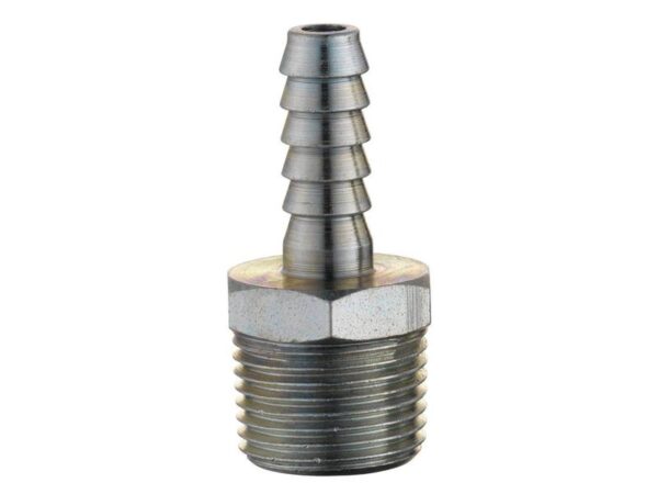 Slangestuds 1/4 ID - slange til 3/8'' BSPT udvendigt gevind