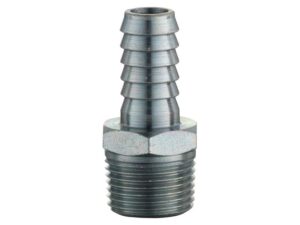 Slangestuds 3/8 ID - slange til 3/8'' BSPT udvendigt gevind