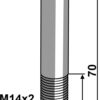 Bolt M14x2x70 u. møtrik