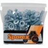Bolt, Størrelse: M6 - 10x25 - 75mm (DIN 931) 100 stk. Small Bucket