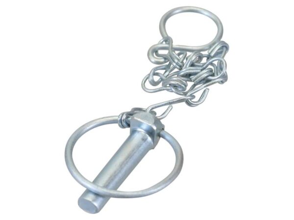 Rund Ringsplit m/kæde og krog, Stift Ø11mm