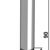 Bolt M14x2x90 u. møtrik
