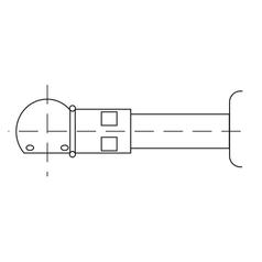 Gasdæmper, Totallængde: 499mm