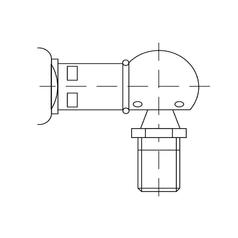 Gasdæmper, Totallængde: 499mm