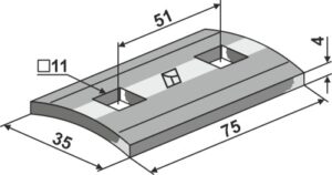 15-1003 Spændeplade
