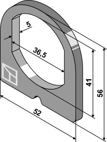 Låseplade (antirotationsikring)