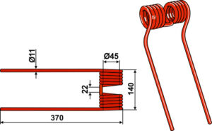 15-cla-04 Vendefjeder Ø11