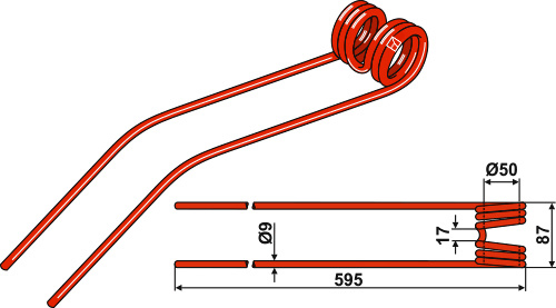 Rivefjeder Ø9