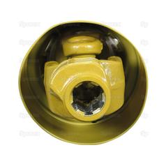 Sparex PTO Aksel - (Lz) Længde: 838mm, 1 3/8'' x 6 Spline Q.R. til 1 3/8 x 6 Friktionsskive