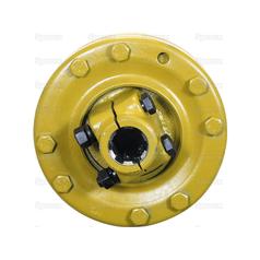 Sparex PTO Aksel - (Lz) Længde: 838mm, 1 3/8'' x 6 Spline Q.R. til 1 3/8 x 6 Friktionsskive