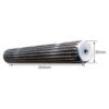 PTO Spline Aksel - 1 3/8'' - 21 Spline, Længde: 254mm.