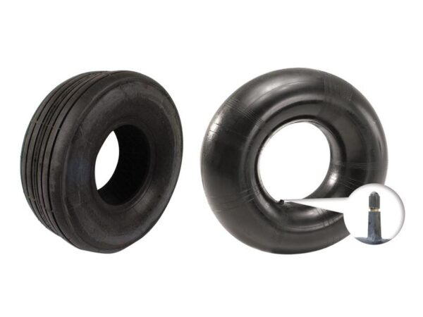 Dæk m/slange, 15 x 6.00 - 6, 6PR, TR13 Lige ventil