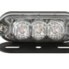 LED Slimline Blitzlygte, Interference: kl. 3, Funktion: enkelt blitz, dobbelt blitz, 12-24V