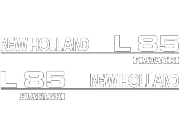 Emblemsæt - Fiatagri L85