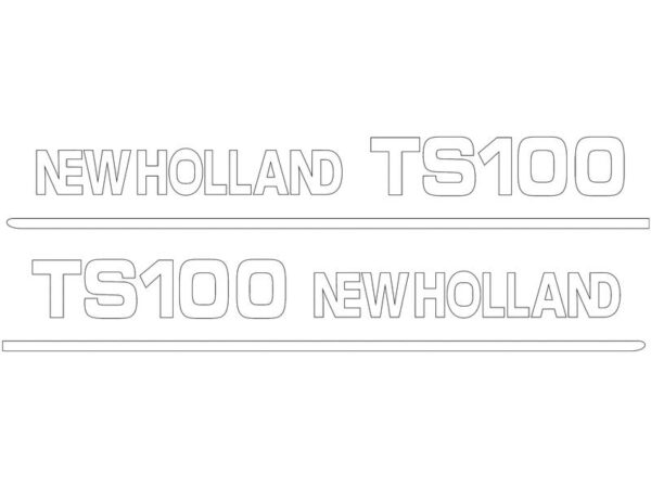 Emblemsæt - Ford / New Holland TS100