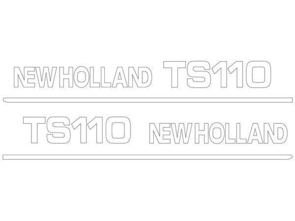 Emblemsæt - Ford / New Holland TS110