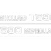 Emblemsæt - Ford / New Holland TS90