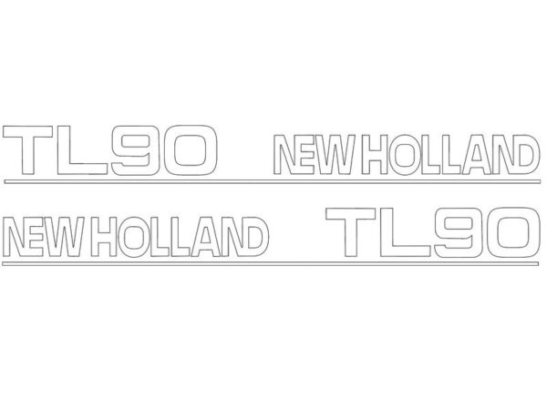 Emblemsæt - Ford / New Holland TL90