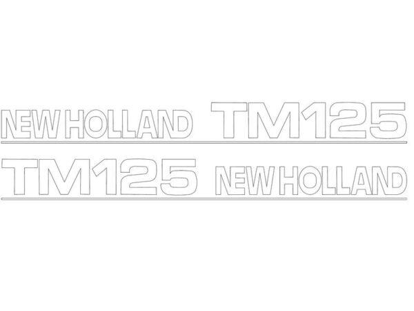 Emblemsæt - Ford / New Holland TM125