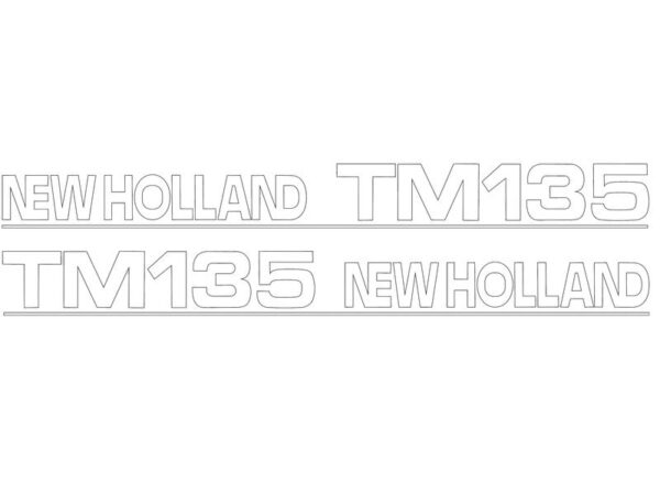Emblemsæt - Ford / New Holland TM135
