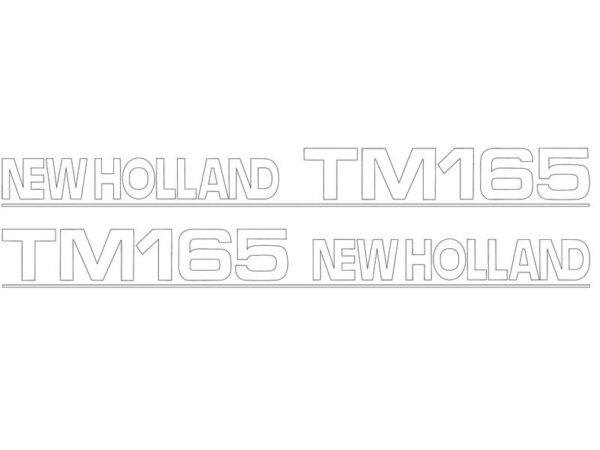 Emblemsæt - Ford / New Holland TM165