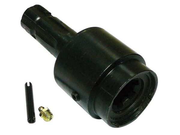 PTO Adapter (friløb) - Spliner indv 1 3/8'' - 6 x Spliner udv 1 3/8'' - 6 med Låsesplit.