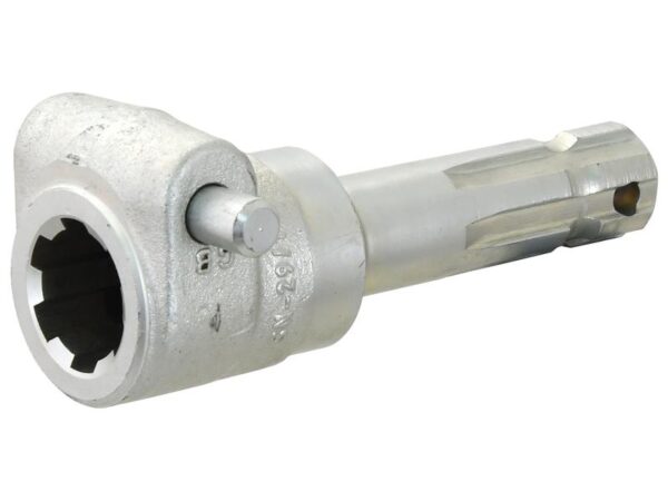 PTO Adapter - Spliner indv 1 3/8'' - 6 x Spliner udv 1 1/8'' - 6 med Snaplås.