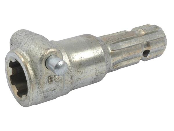 PTO Adapter - Spliner indv 1 3/8'' - 6 x Spliner udv 1 3/8'' - 6 med Snaplås.
