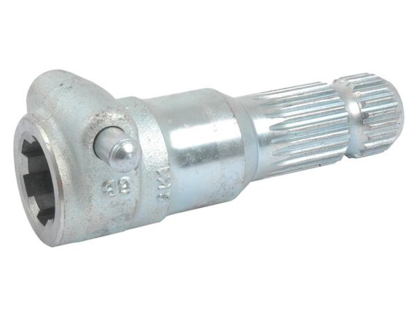 PTO Adapter - Spliner indv 1 3/8'' - 6 x Spliner udv 1 3/8'' - 21 med Snaplås.