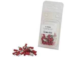 Kabelsko (rund), Double Grip - Han, 4.0mm, Rød (0.5 - 1.5mm) (Agripak 25 stk.)