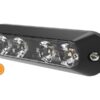 164688_pic1 Blitzlygte LED, 4 LED, Lys Farve: Orange