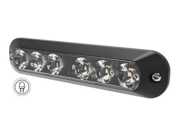 164691_pic1 Blitzlygte LED, 6 LED, Lys Farve: hvid