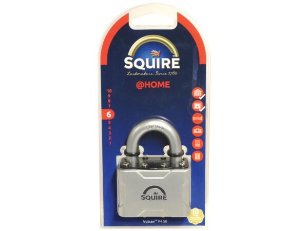 Squire VULCAN P4 50KA Hængelås Vulcan, Bredde (mm): 55mm (Sikkerhedsklasse: 6)