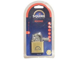 164761_pic1 Squire Solid Brass Lion Range Padlock - Key Alike - messing, Bredde (mm): 39.5mm (Sikkerhedsklasse: 3)