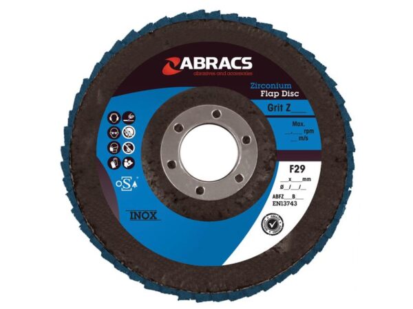 164778_pic1 Slibeskive (flap disc) Ø180 x 10 x 22mm - 120g Korn