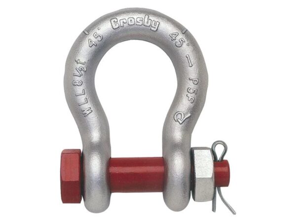 Sjækkel med bolt G2130 - Sikker nyttelast: 1/2T, Størrelse: 1/4'' (5 stk.)
