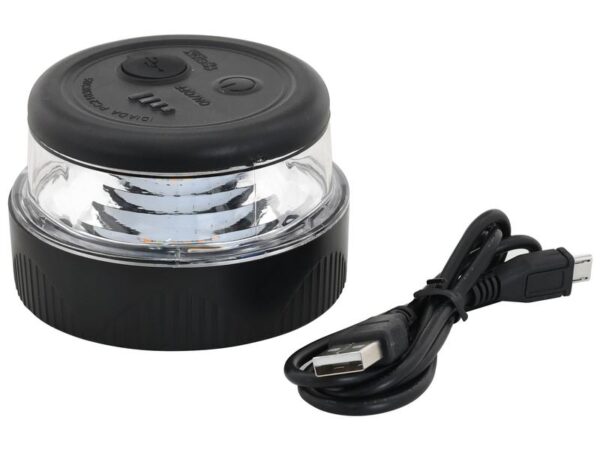 LED Katastrofelygte, InterferenceFunktion: Femdobbelt blitz, Enkelt blitz, SOS, Arbejdslys,